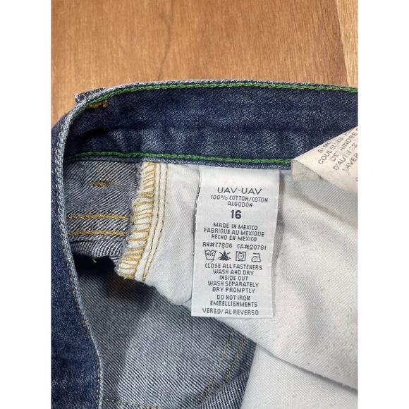 Tommy Hilfiger VTG Bootcut Jeans Size 16 / 28” 100% Cotton 2002 Y2K Medium Wash - Picture 13 of 14